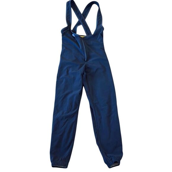 Hot Chillys black overall zip up overalll snow pants M - Picture 1 of 13